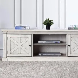 Georgia Antique White 72" TV Stand